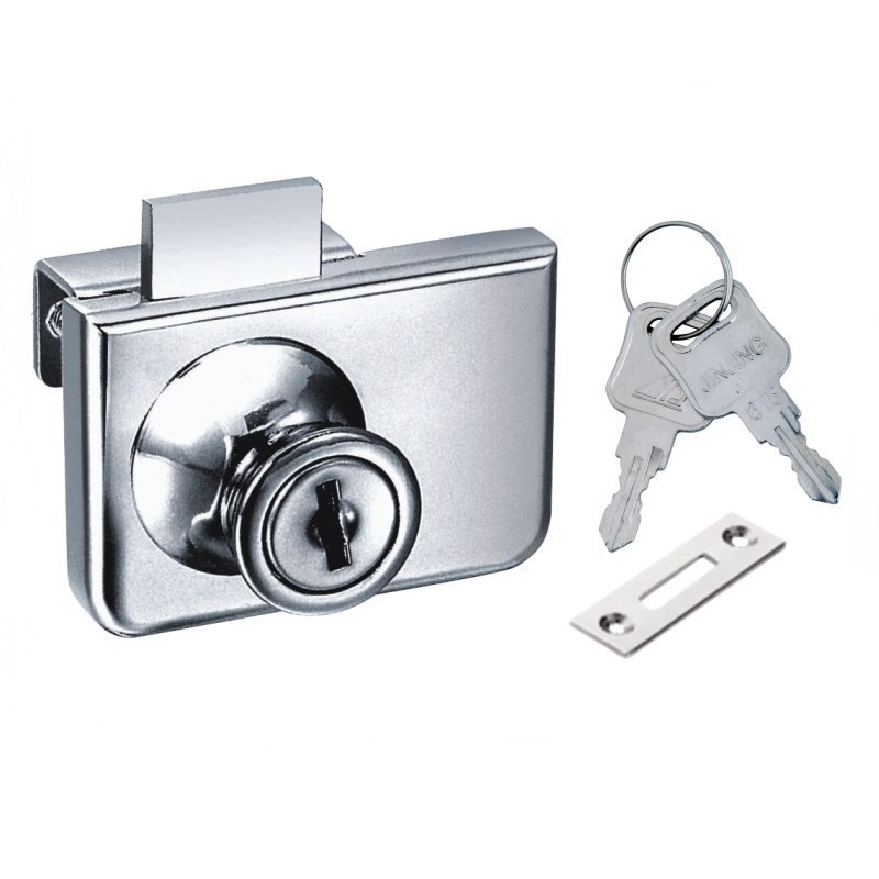 厂家直销橱窗橱柜锁玻璃锁柜台锁推拉门移门趟门珠宝展示柜锁批发