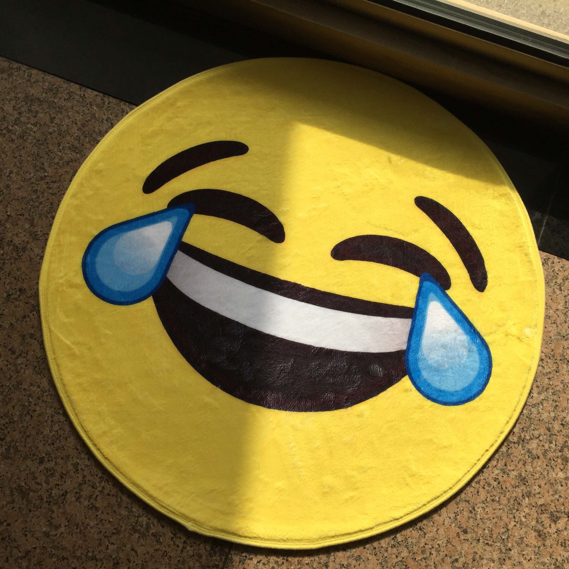 表情emoji笑脸哭脸防滑地毯门垫地垫脚垫垫子浴室垫马桶厕所踏垫