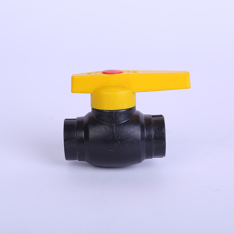 pe球阀系列 pe双活接球阀 现货批发pe全塑 钢芯球阀截止阀阀门