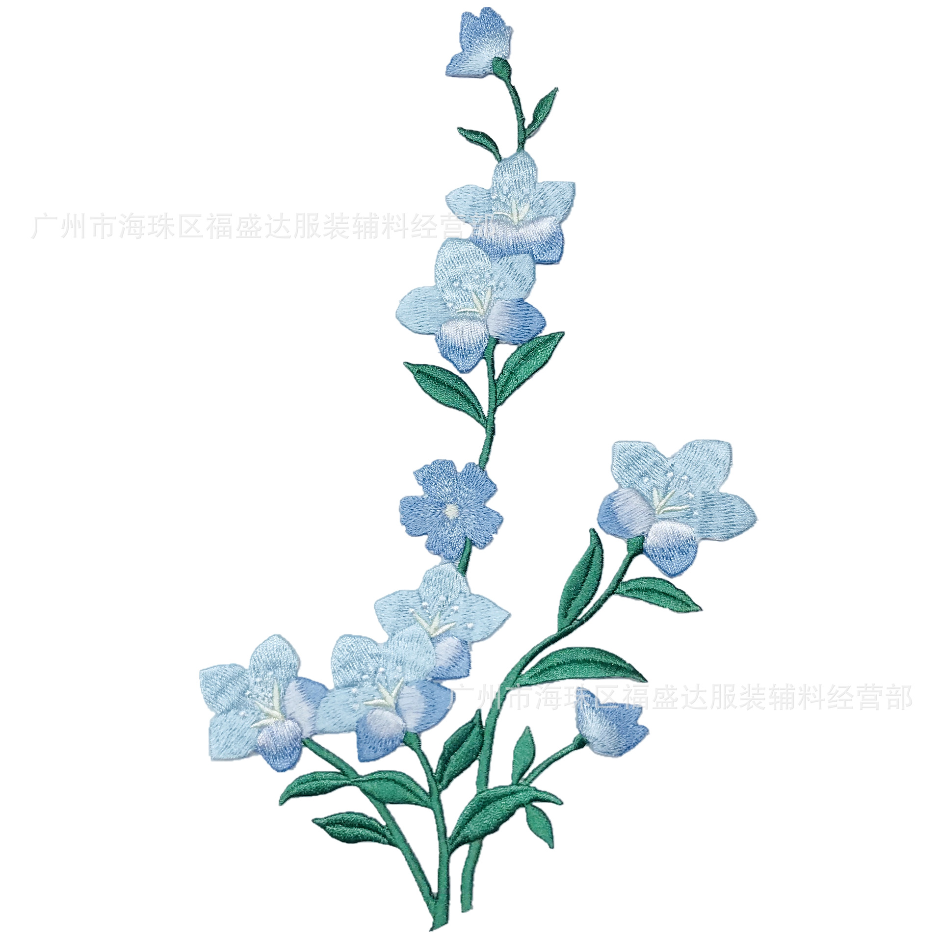 新款 玫瑰刺绣布贴 精致机绣绣花辅料 背胶绣花贴 民族风补丁批发