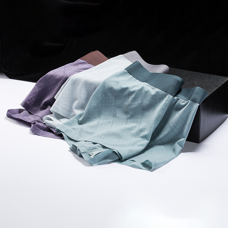 冰丝无痕男士内裤 超薄灵感无束缚3d立体全新裁剪工艺 高透气吸汗