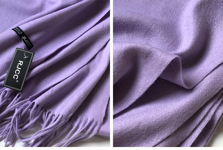 rjcc内蒙古羊绒厂家批发羊羔毛女士披肩围巾秋冬保暖大牌同款披肩