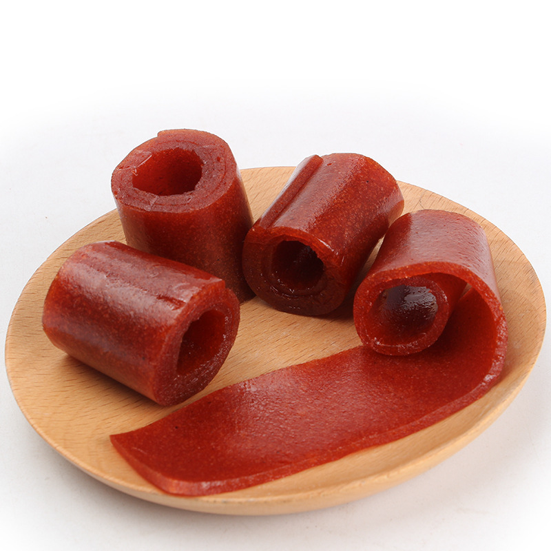 塔前胃康卷山楂卷京卷果丹皮蜜饯休闲零食品开胃20斤/箱山楂制品