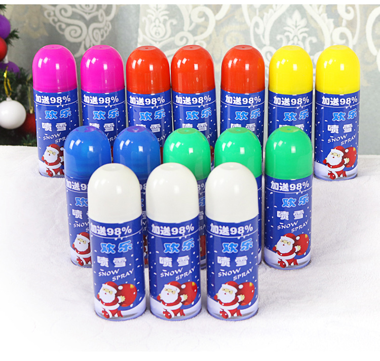 圣诞节喷雪飞雪 圣诞喷雪模板 酒吧商场玻璃门窗涂鸦道具白色喷雪