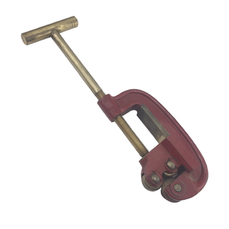 防爆管子割刀铝青铜切割石油化工管道重负荷防爆手动切管器割管刀