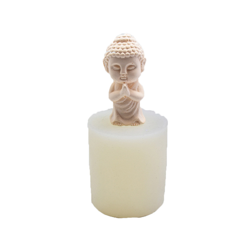 diy 烘焙工具 阿弥托佛 佛像 硅胶蛋糕模具 翻糖硅胶模具