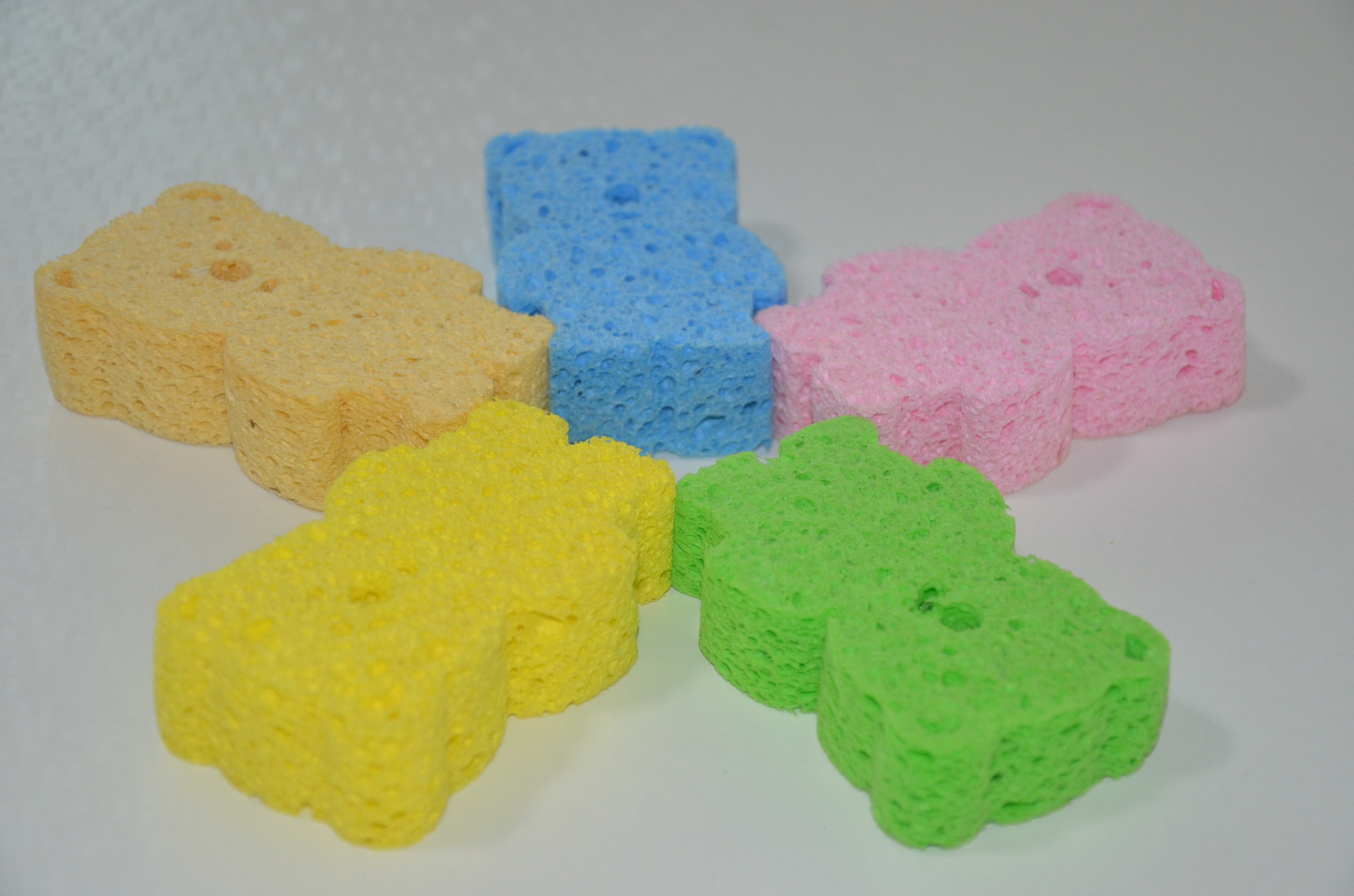 木浆海绵定制 厂家直销优质海绵 可爱卡通图案木浆洁肤海绵