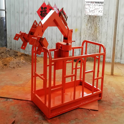 专业生产自制吊车吊篮 升降式高空吊篮 自动调节吊车吊篮结实耐用