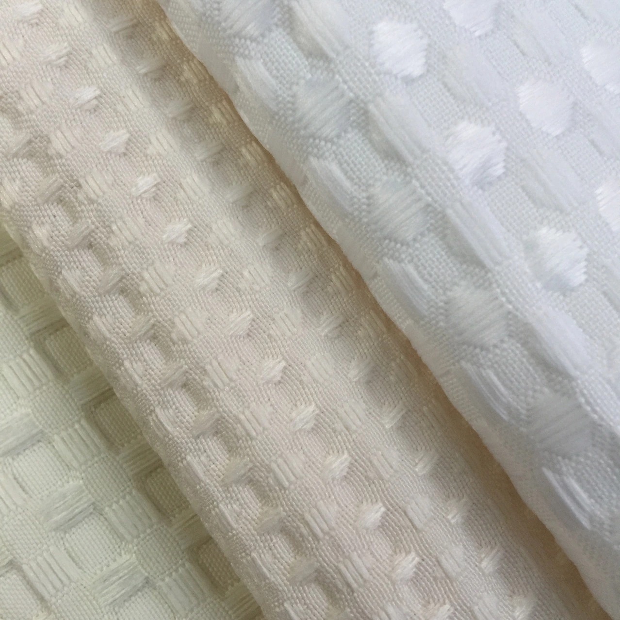 厂供永久纱线阻燃提花浴帘,窗帘面料,多臂提花防霉抗菌浴帘布