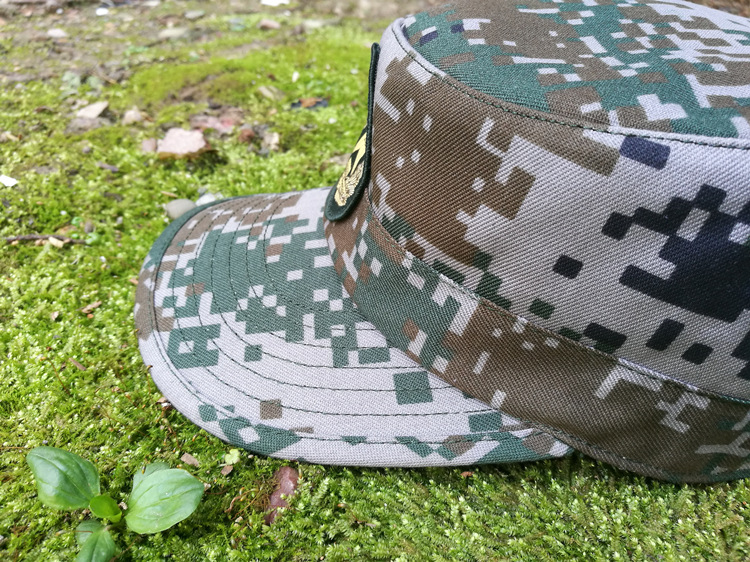 批发 正品07迷彩作训帽 新款夏季丛林数码迷彩帽 小兵帽 民兵帽子