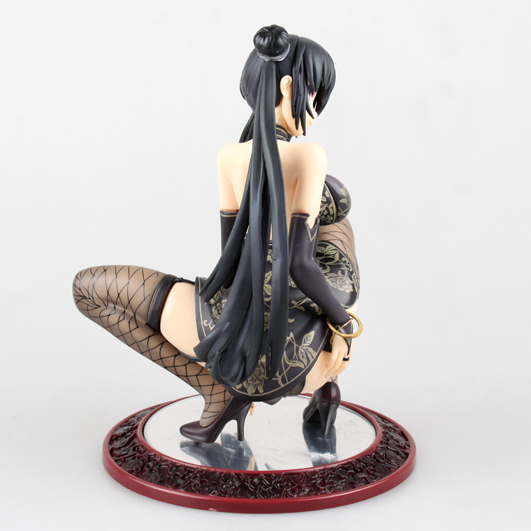 深崎暮人冬月茉莉 少女黑色红色白色旗袍盒装公仔手办