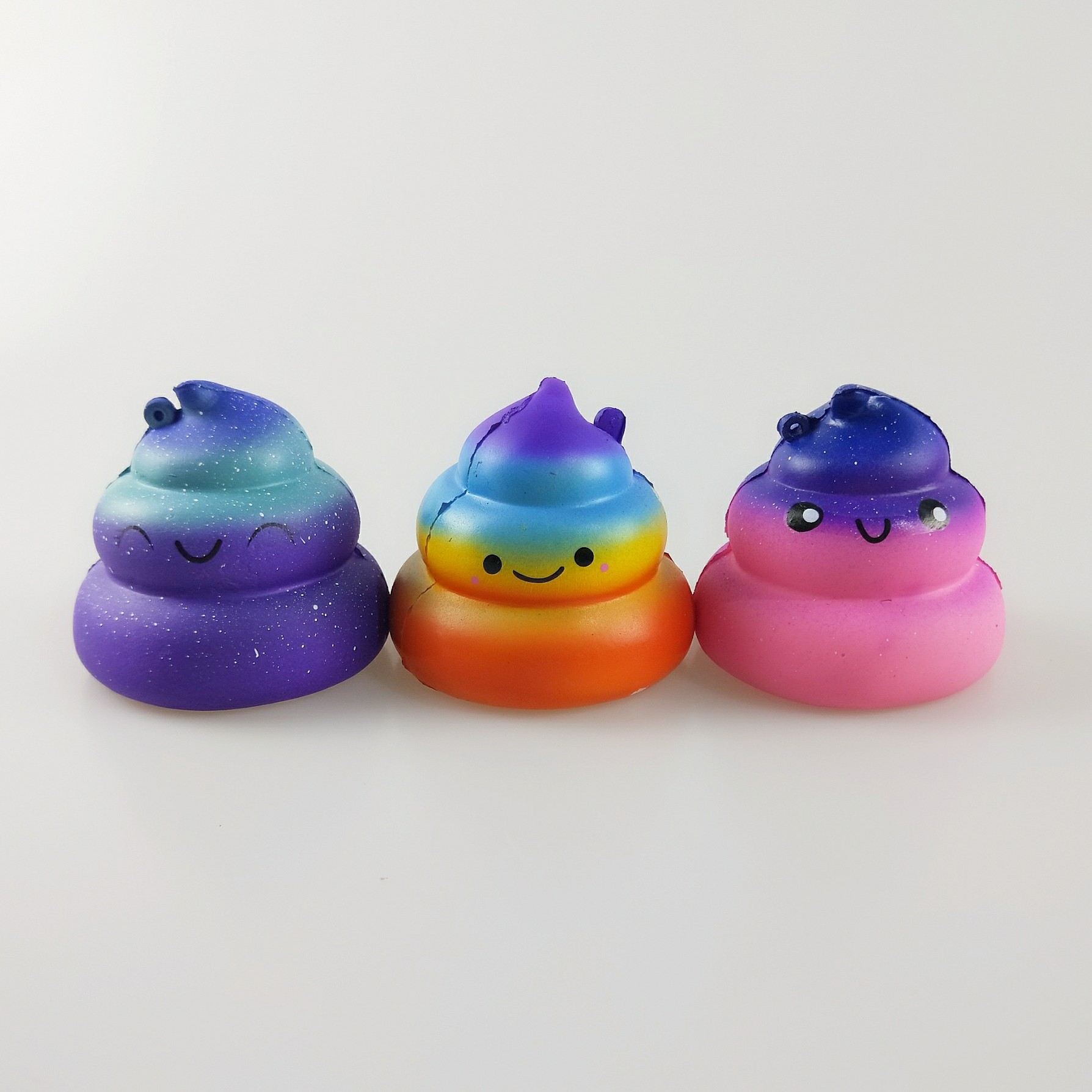 仿真慢回弹squishy玩具pu星空 汉堡草莓便便挂件减压慢回弹玩具