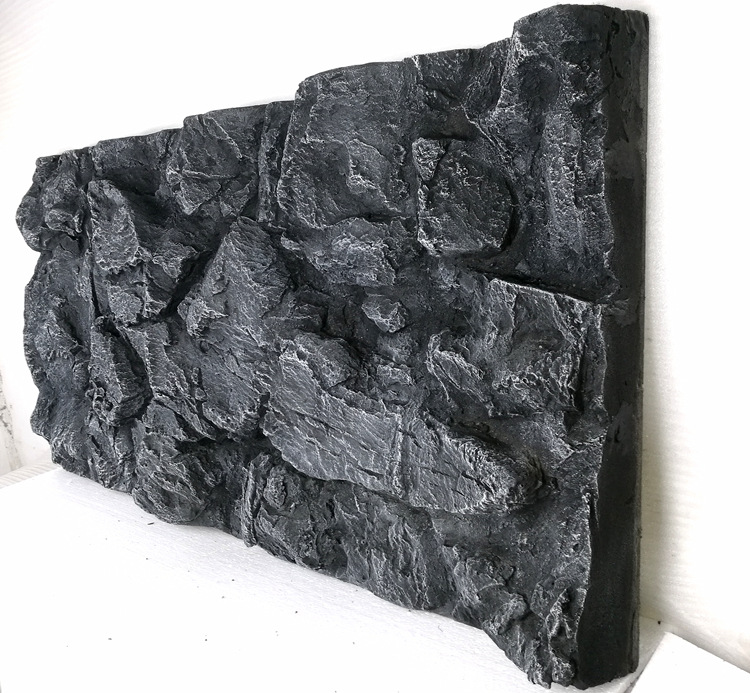 pu材质 青龙石岩石鱼缸背景板 水族箱背景板 水族用品