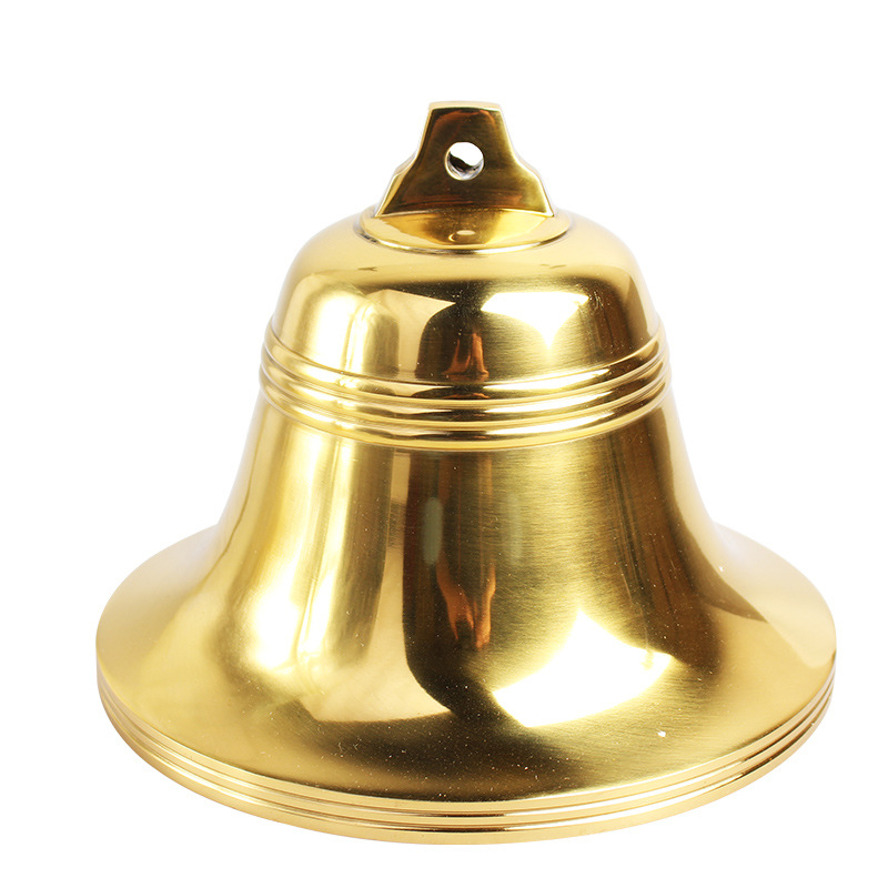黄铜风铃铃铛铜铃平安钟铜钟挂铃寺庙学校摇铃装饰品工厂批发
