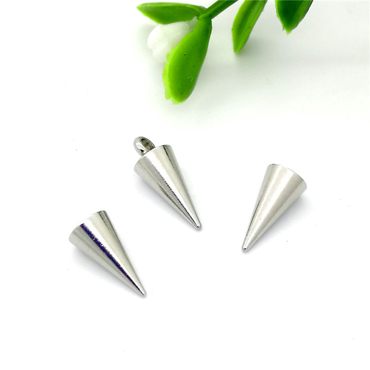 外贸批发diy不锈钢耳环配件 欧美畅销圆锥形耳饰尖锥耳钉耳饰