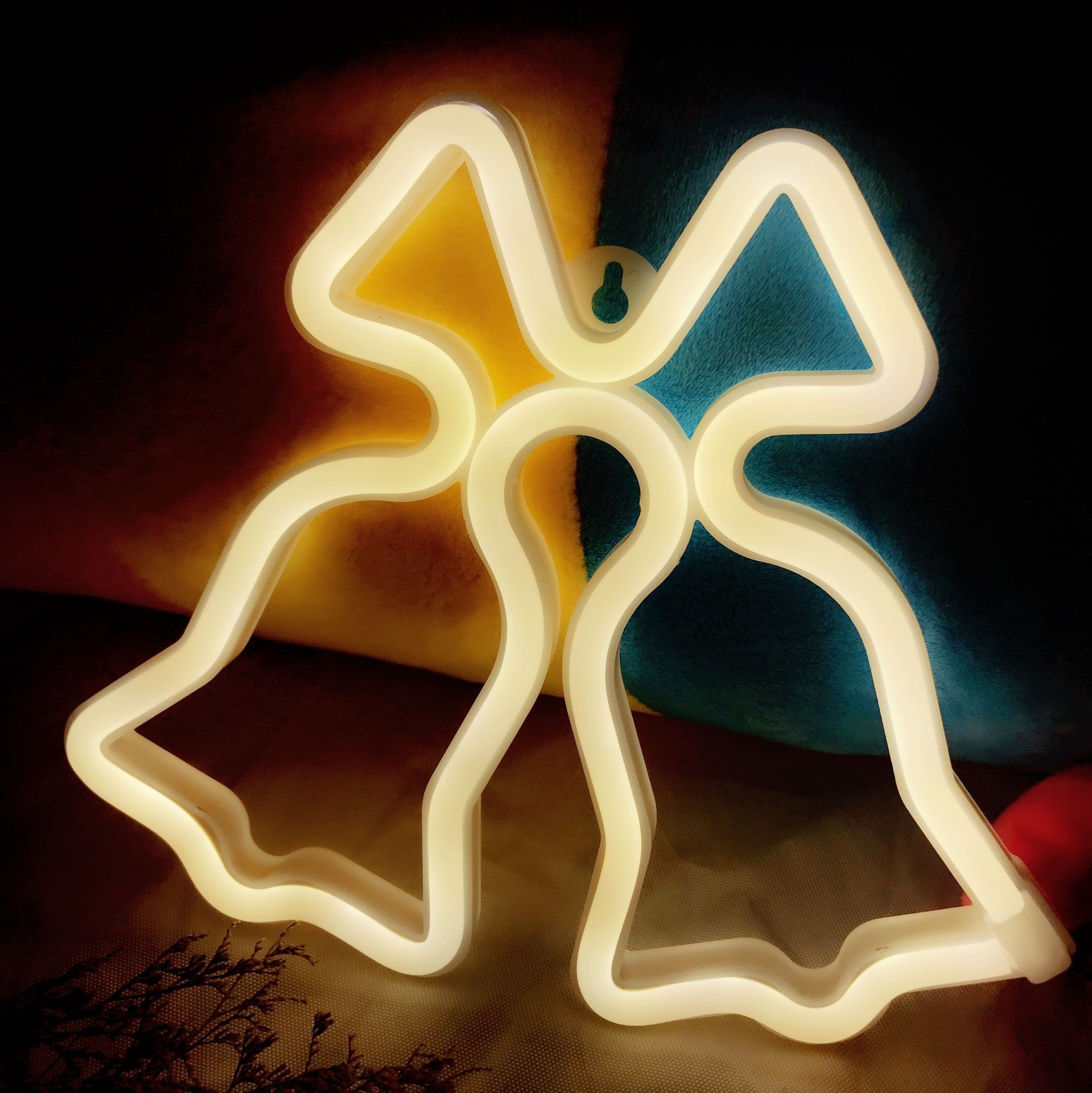 ins少女心寝室摆灯软灯带2835铃铛led造型灯家居客厅墙壁挂灯装饰