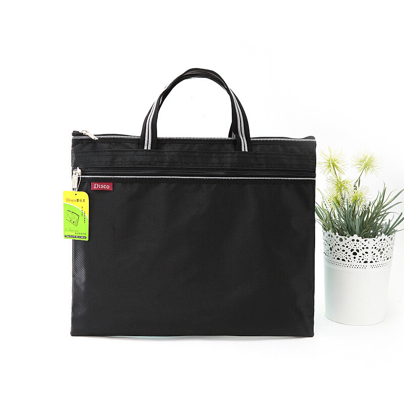 德仕高3101双色提花手提袋会议袋文件袋拉链袋公文包可印字-阿里巴巴