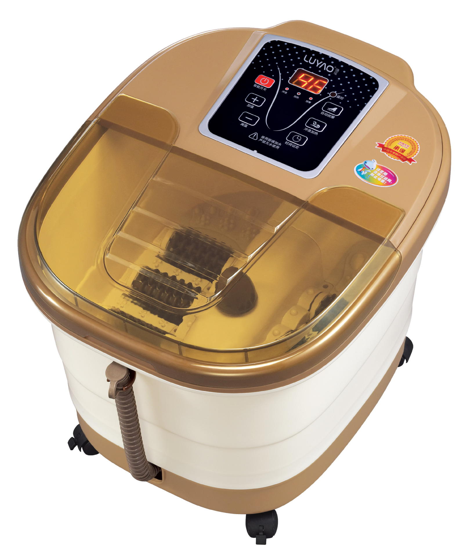 璐瑶ly256a足浴盆全自动加热洗脚盆按摩足浴器电动泡脚桶足疗盆