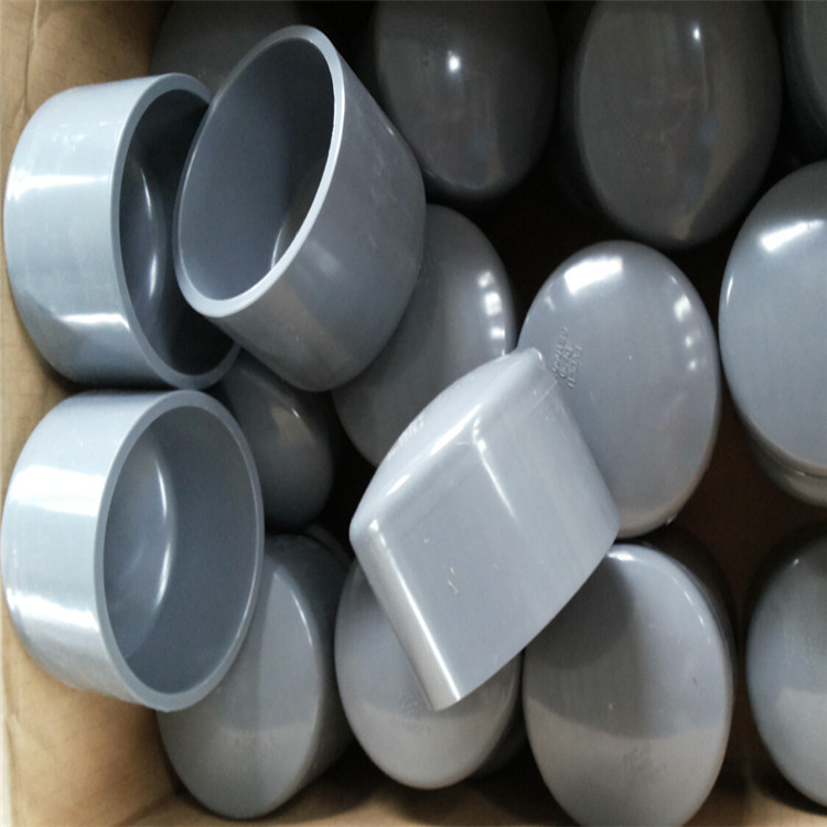 upvc封头 pvc给水管堵头堵头 de315mm 灰色10公斤压力 工厂直供