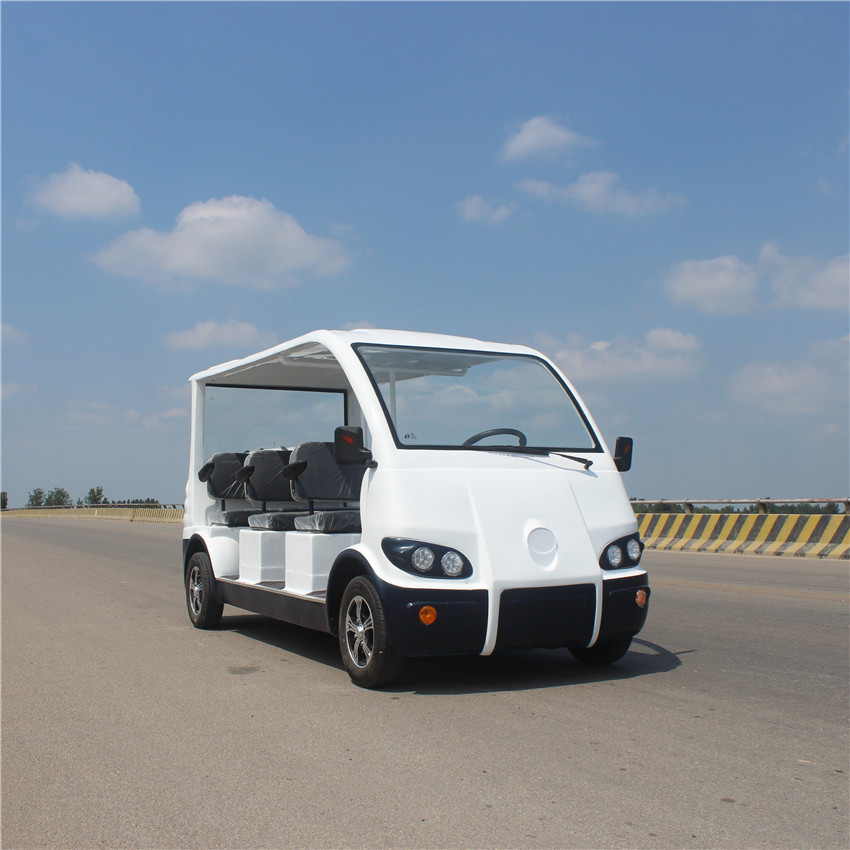 厂家六座电动观光车城市景区游览代步车步行治安巡逻四轮游览车