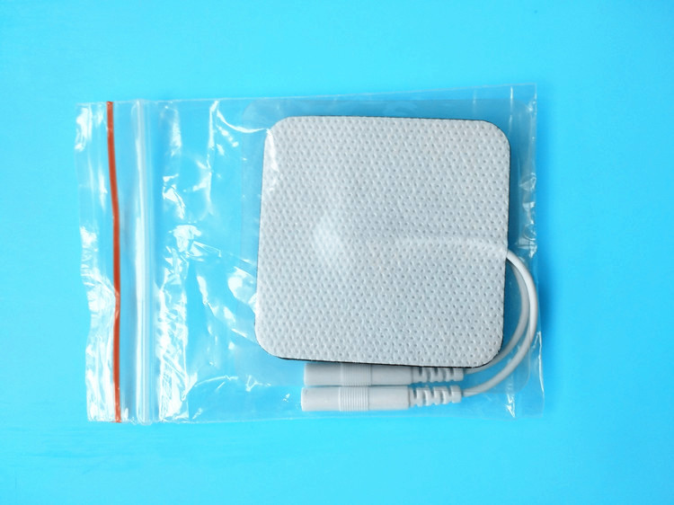 5*5无纺布导电电极片 理疗贴 按摩器插针式硅胶电极自粘针灸贴片