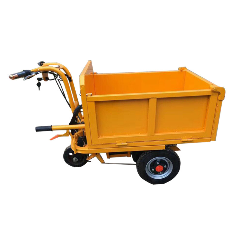 采购建筑三轮混凝土斗车 工地劳动车 三开门可当板车用电动灰斗车