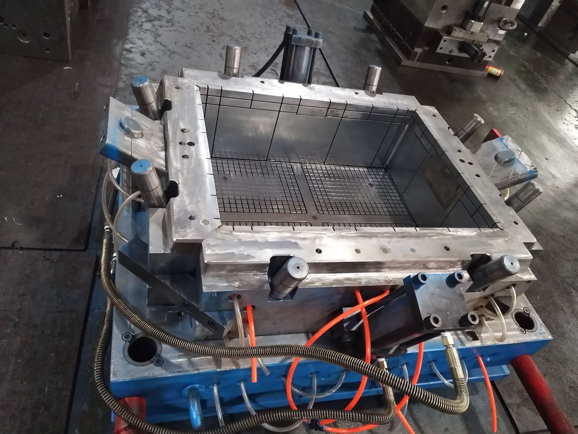 蔬菜框模具 汽车物流箱周转箱磨具u箱模具周转箱模具周转框模具