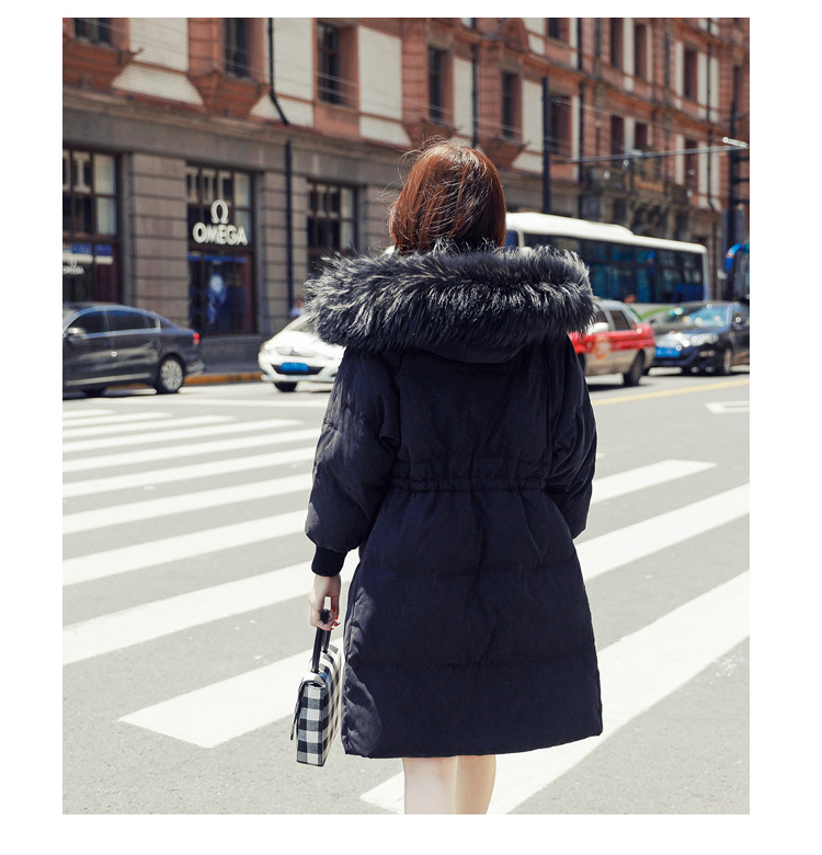 冬季新款宽松加厚连帽外套女款时尚潮女装 商品编号:kqnyy812md0035