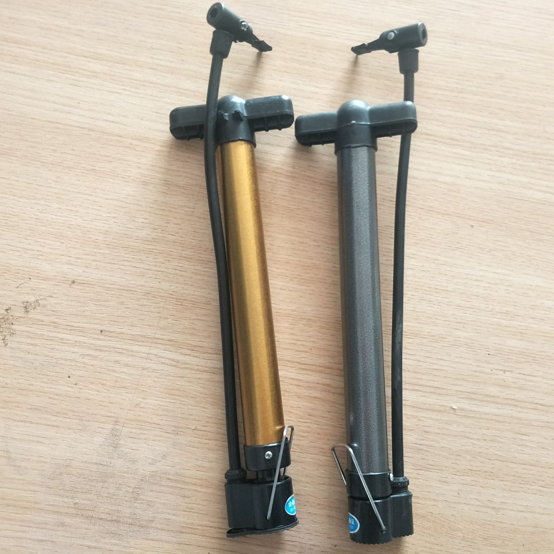 自行车迷你打气筒山地车球类打气筒脚踩手动便携式打气筒