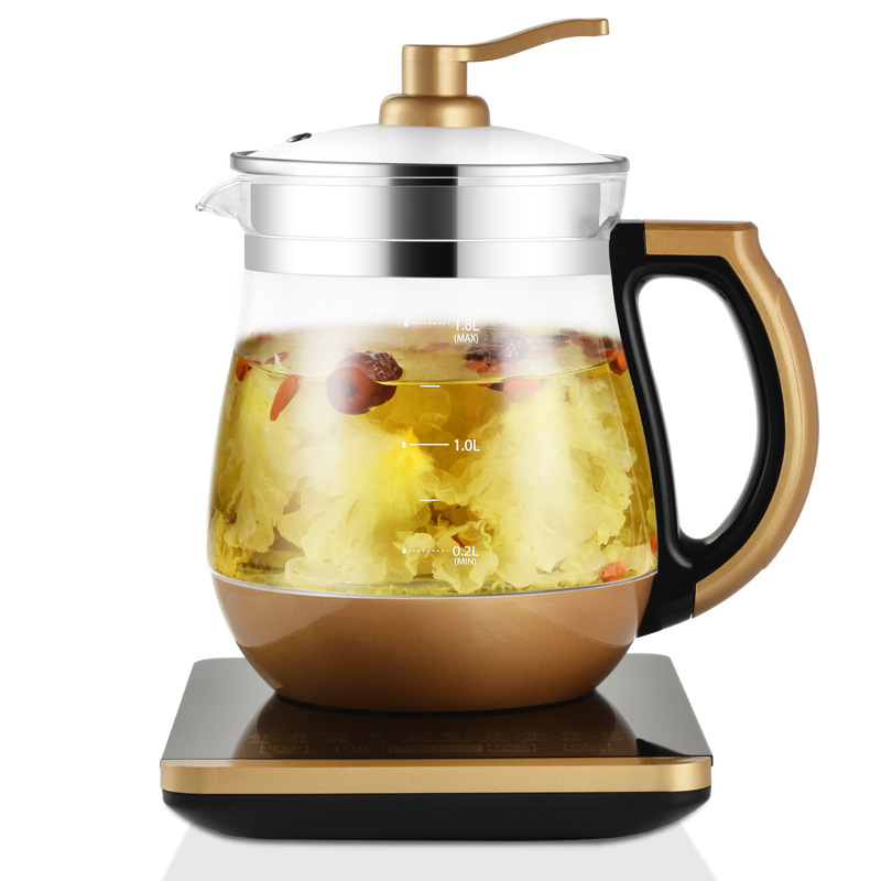 半球养生壶全自动加厚玻璃黑茶煮茶器煎药壶多功能电热烧水壶迷你
