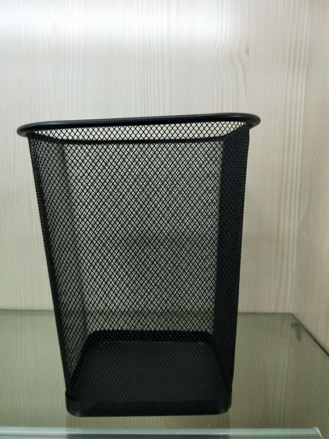 方形垃圾桶多色金属纸篓铁网垃圾桶办公用品家居办公收纳支持定制