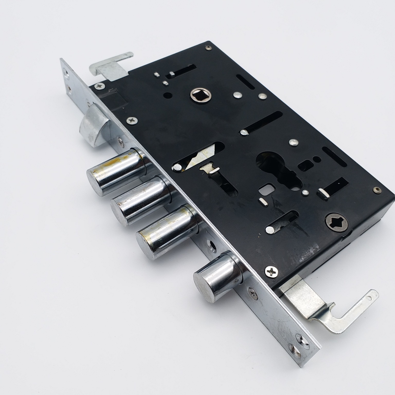 加厚大圆柱锁体 大圆头带钩锁体 防盗门锁体 厂家直销零售