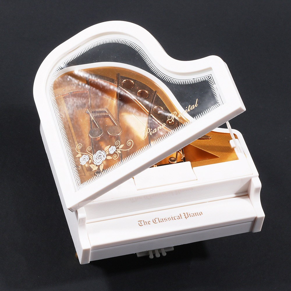 儿童乐器-小超侠-儿童钢琴音乐盒八音盒玩具 发条式家居摆件工艺品