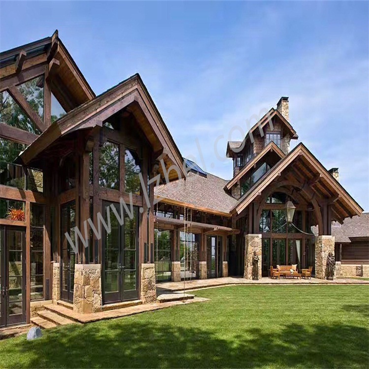 木屋厂家木材木屋别墅木屋酒店纯实木木头房屋实木房子