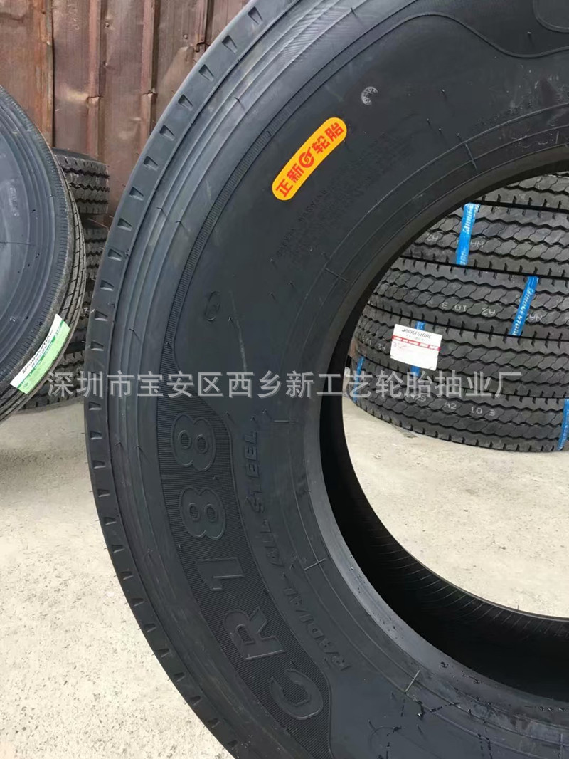 正新轮胎12r22.5 全新 型号cr188 全钢丝卡货车导向轮 真空轮胎