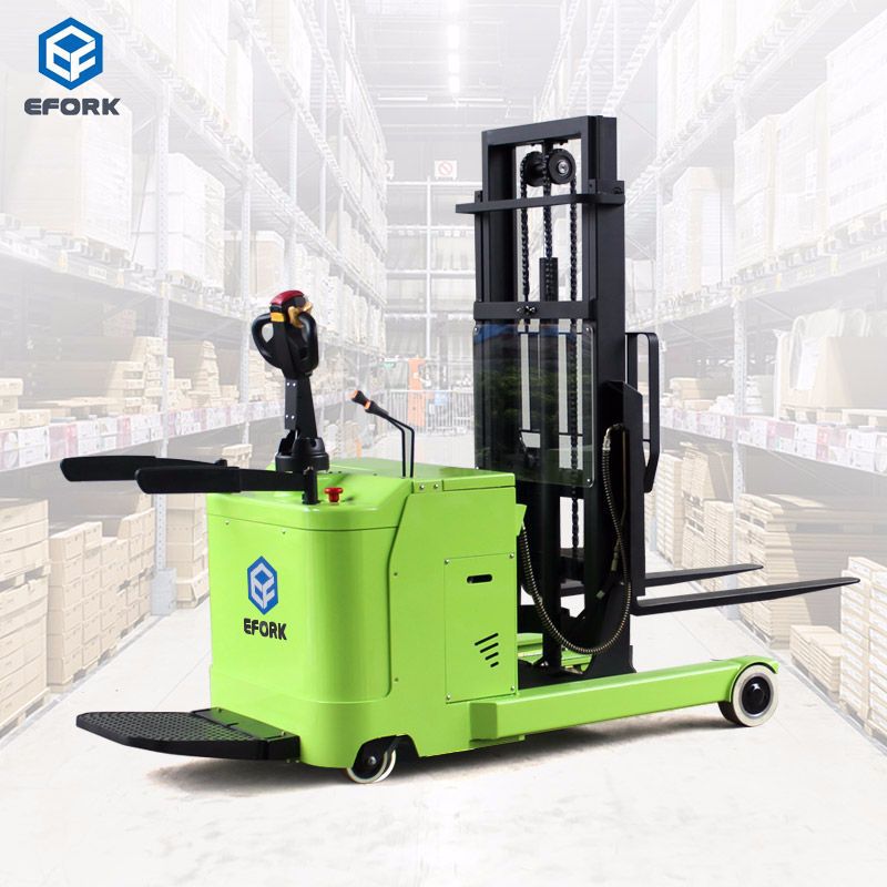 1-2吨前移式电动叉车 无腿式全电动堆高车 液压升降堆垛车 可定制