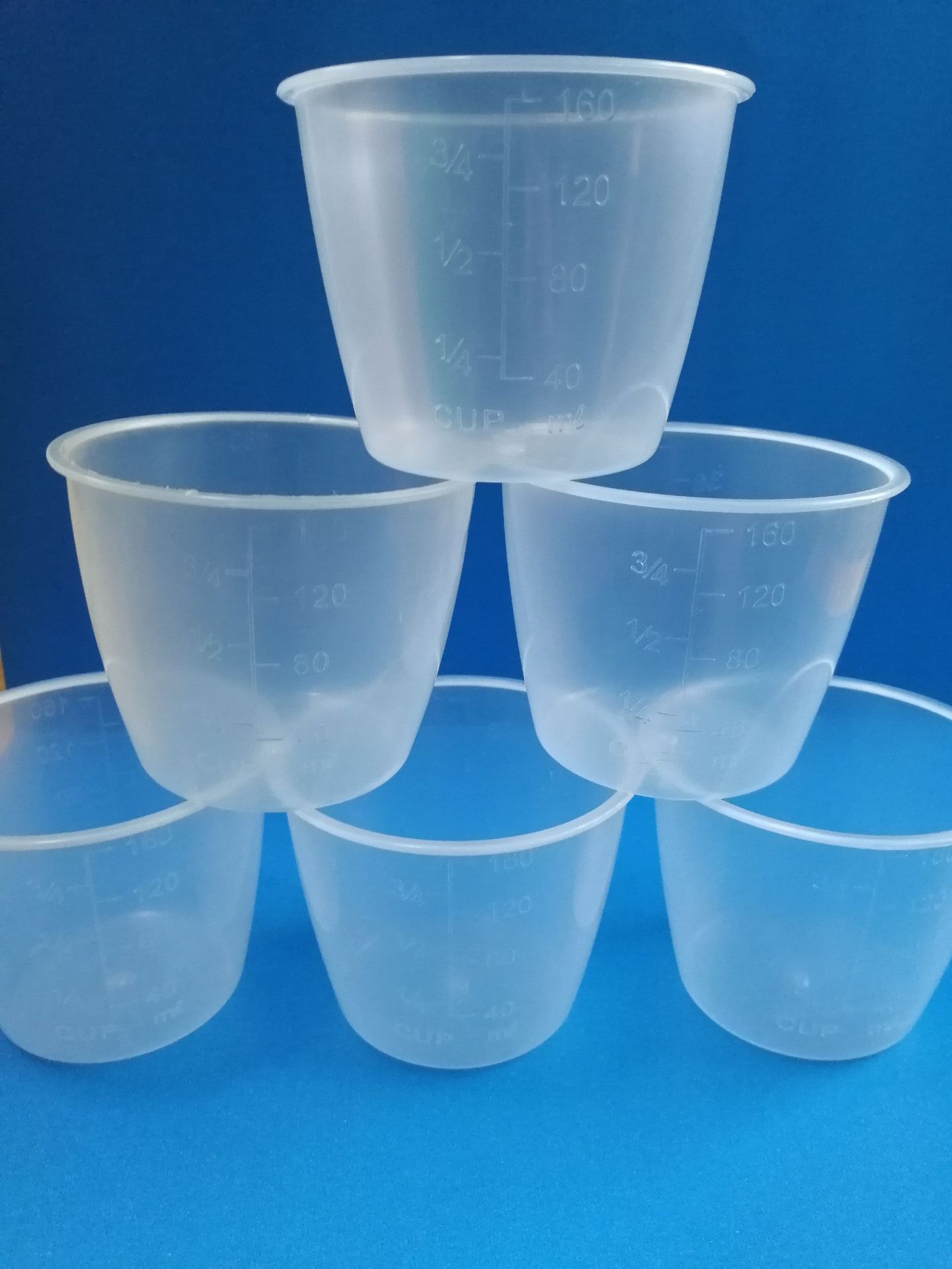 160ml电饭锅赠品透明塑料量杯 电饭煲塑料配件赠品量米杯