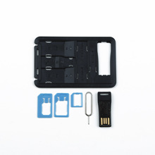 批发还原卡套SIM卡套多合一储存卡槽SD卡收纳器小卡转大卡