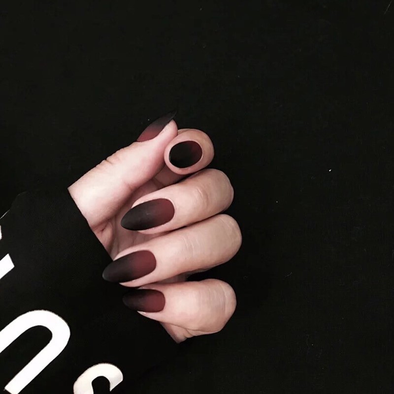 网红甲片成品美甲全贴中长款渐变韩国无痕全贴可取可带假指甲贴片