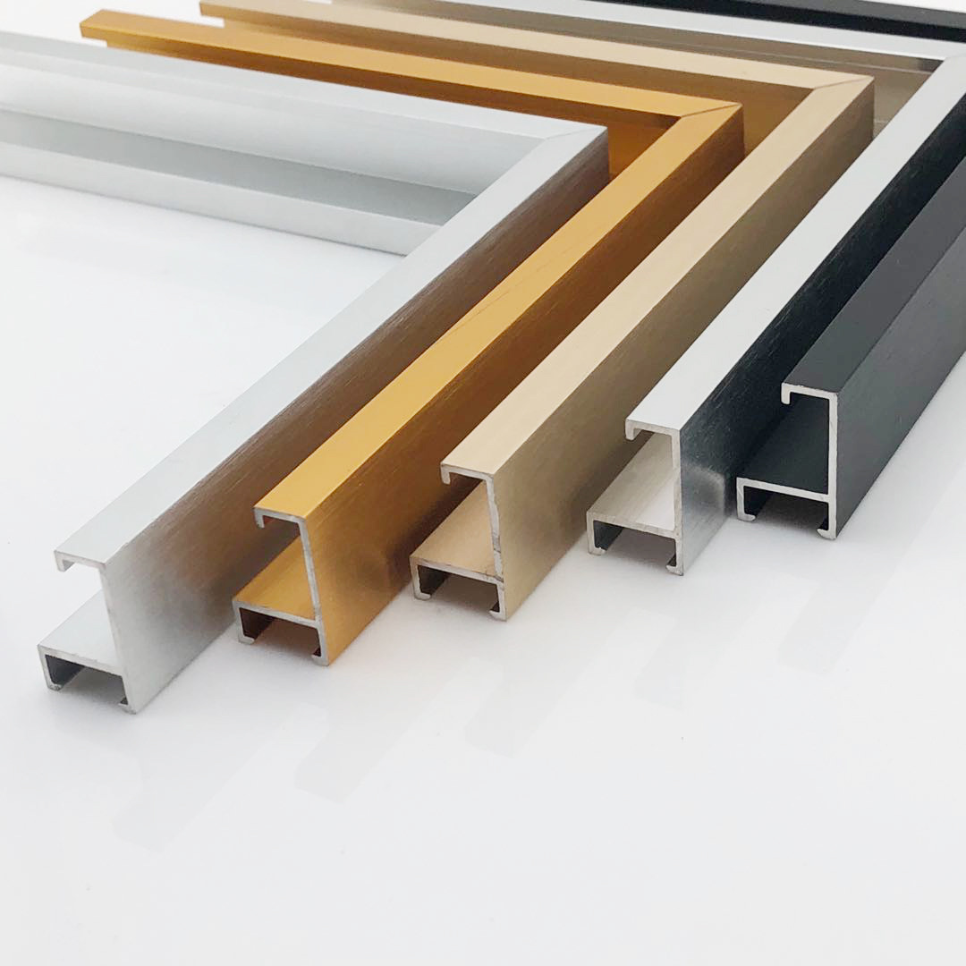 铝合金画框相框型材装饰画材料线条批发海报框广告证书执照框定制