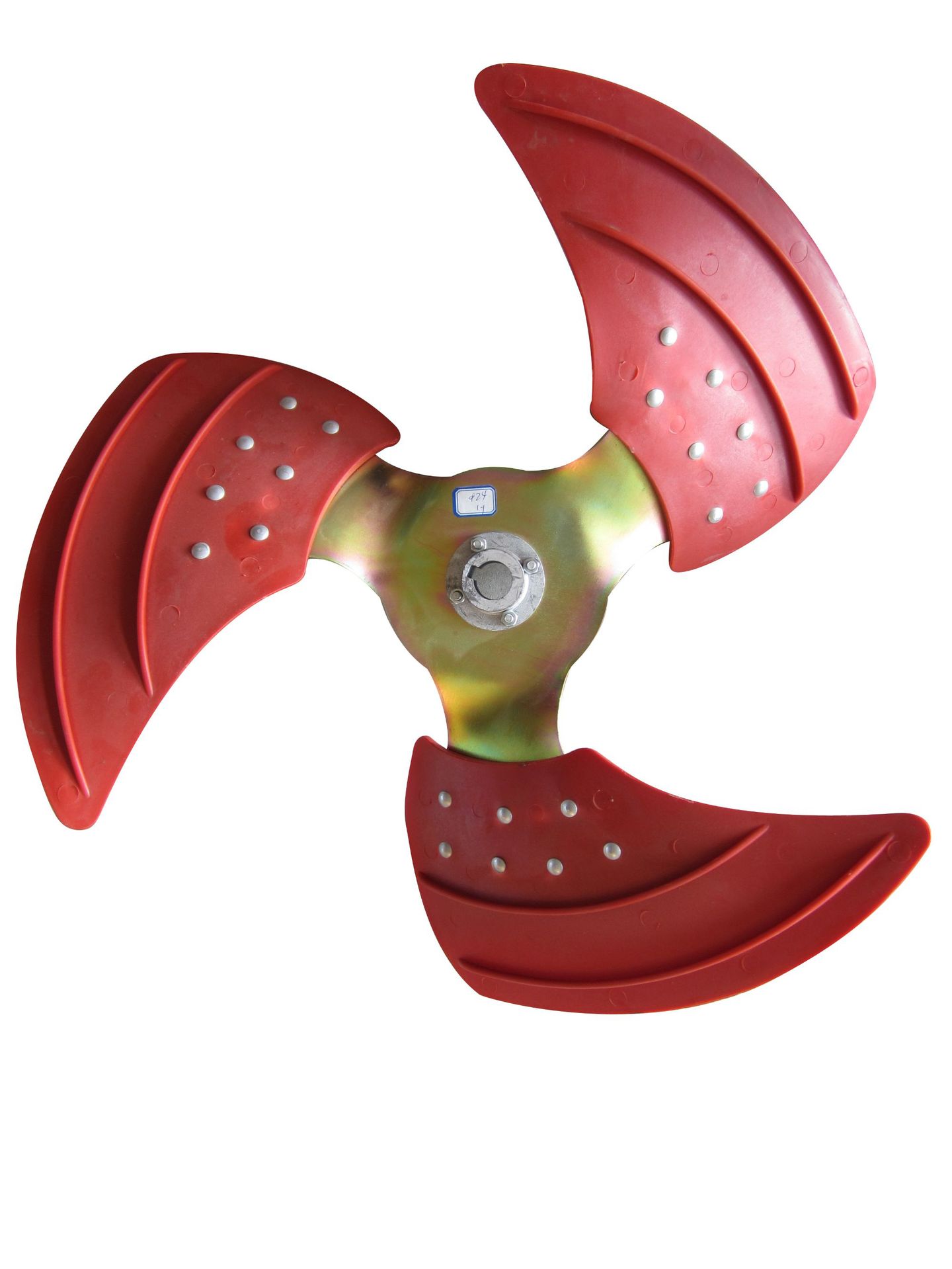 厂家直销 供应冷风机环保空调风叶 铁三叶冷风扇配件