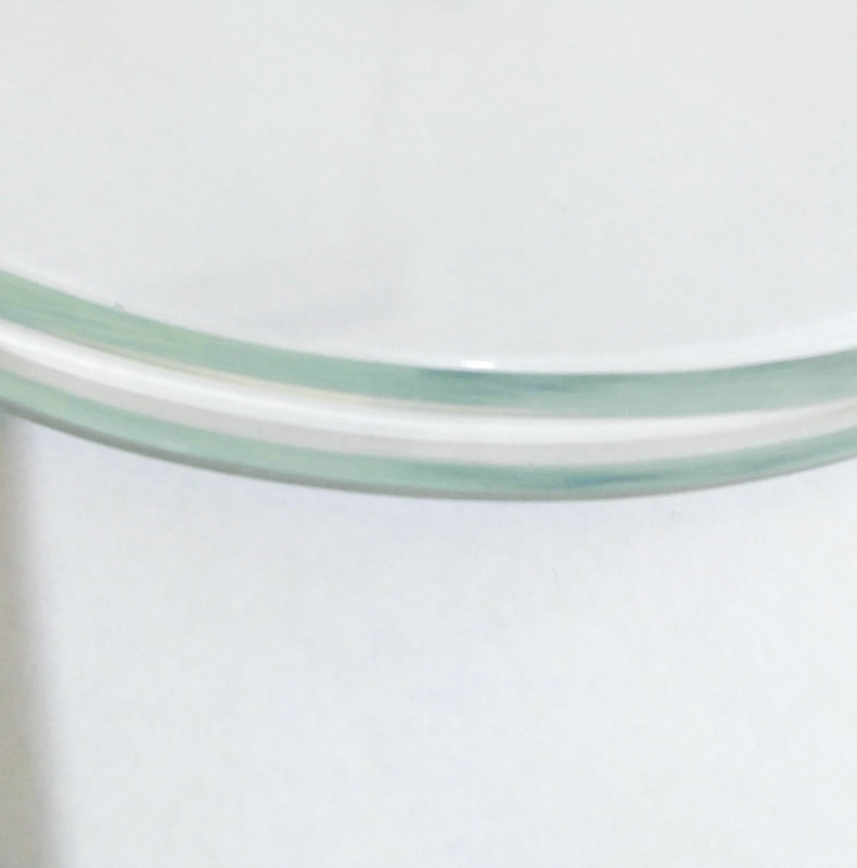 4mm-12mm厚度玻璃厂家 鸭嘴边异形烤弯玻璃 丝喷砂抛光来图定制