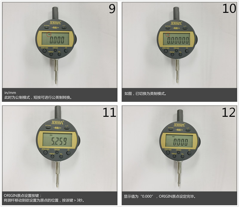 批发高精度数显千分表0-25.4 0.001mm带无线数据输出功能