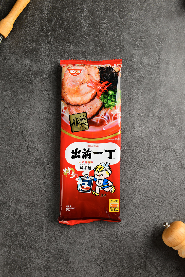 香港进口方便面日清出前一丁棒丁面非油炸拉面泡面速食面178g