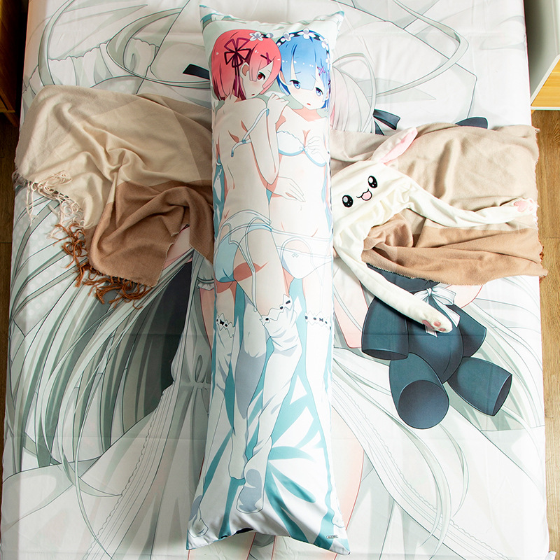 卡通动漫等身抱枕穹妹狂三蕾姆性感美女男生长抱枕一件代发