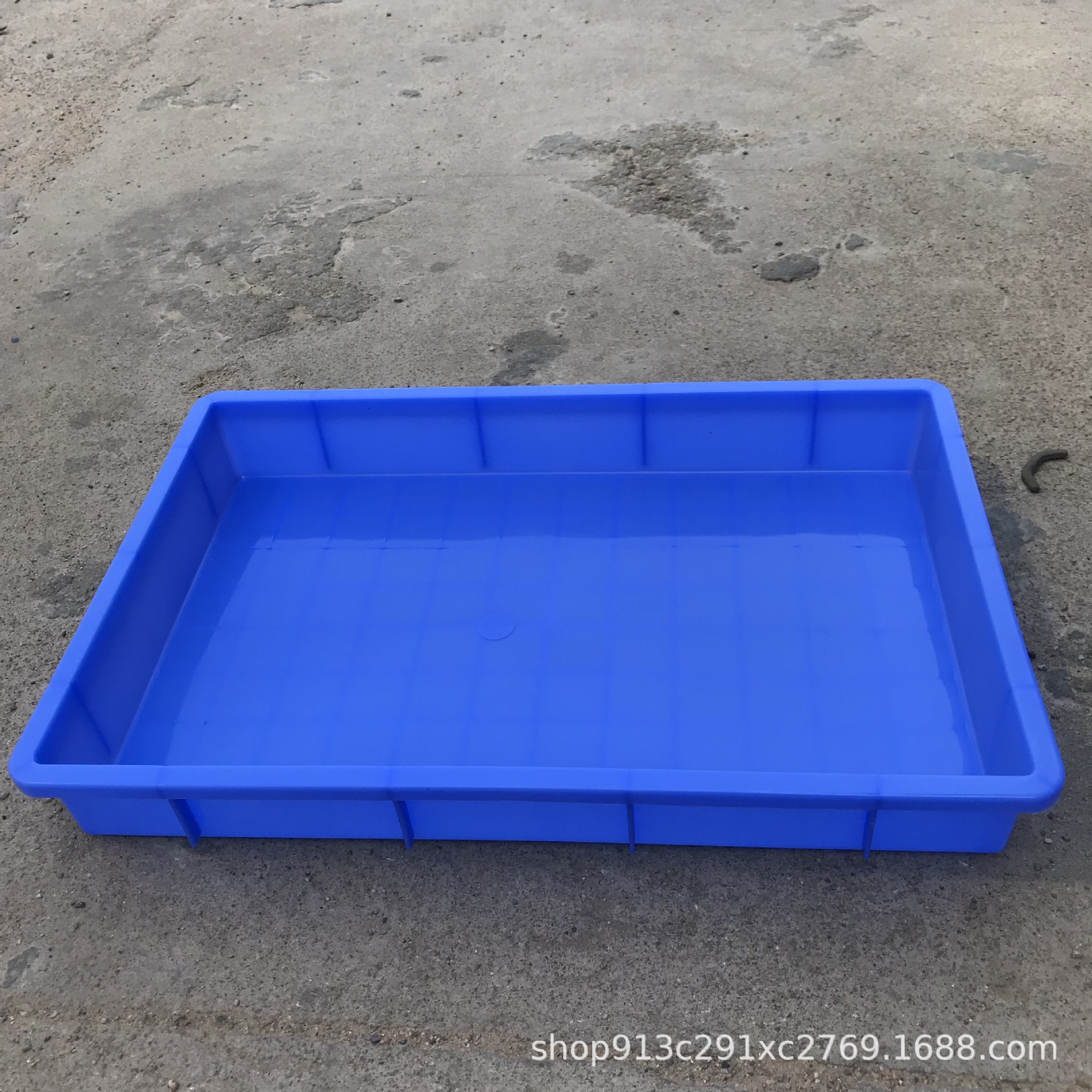 供应pp塑料方盘 长方形加厚胶盆 工业物料浅盘 零件方盆