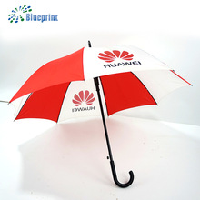 厂家直销商务雨伞定制logo礼品 外贸出口自动直杆华为促销伞