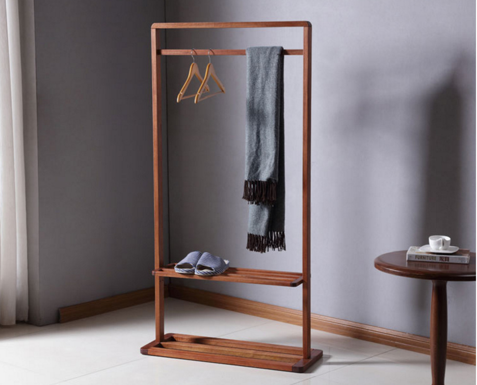 实木衣帽架_实木松木衣帽架挂衣架简约现代衣服 - 阿里巴巴