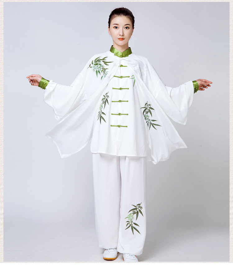 小和山太极服女夏季刺绣青花瓷太极拳练功服装比赛表演服男中国风