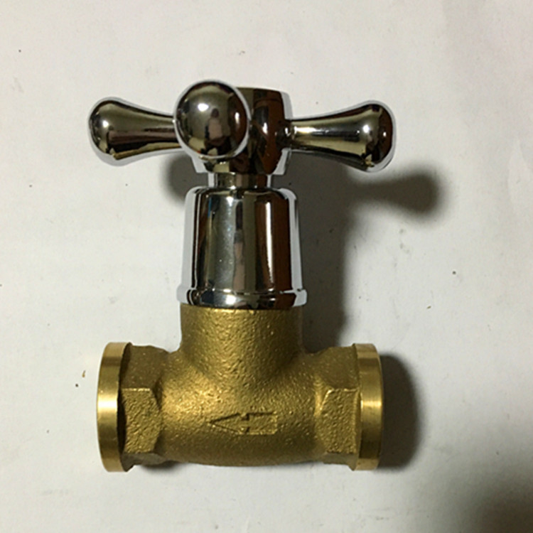 工厂直供十字手轮黄铜暗阀 截止阀